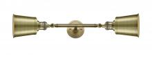 Innovations Lighting 208L-AB-M9-AB - Addison - 2 Light - 5 inch - Antique Brass - Bath Vanity Light