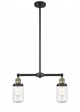 Innovations Lighting 209-BAB-G314 - Dover - 2 Light - 21 inch - Black Antique Brass - Stem Hung - Island Light