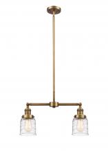 Innovations Lighting 209-BB-G513 - Bell - 2 Light - 21 inch - Brushed Brass - Stem Hung - Adjustable Island Light