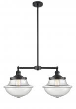 Innovations Lighting 209-OB-G544 - Oxford - 2 Light - 25 inch - Oil Rubbed Bronze - Stem Hung - Island Light