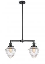 Innovations Lighting 209-OB-G664-7 - Bullet - 2 Light - 24 inch - Oil Rubbed Bronze - Stem Hung - Island Light