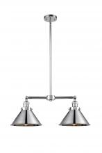 Innovations Lighting 209-PC-M10-PC - Briarcliff - 2 Light - 21 inch - Polished Chrome - Stem Hung - Adjustable Island Light