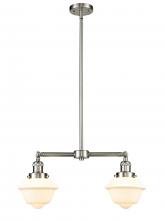 Innovations Lighting 209-SN-G531 - Oxford - 2 Light - 24 inch - Brushed Satin Nickel - Stem Hung - Island Light