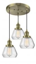 Innovations Lighting 211/3-AB-G172 - Fulton 3 Light Multi-Pendant