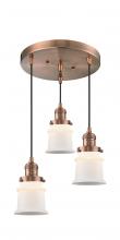 Innovations Lighting 211/3-AC-G181S - Small Canton 3 Light Multi-Pendant