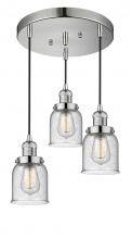 Innovations Lighting 211/3-PN-G54 - Small Bell 3 Light Multi-Pendant