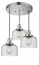 Innovations Lighting 211/3-PN-G74 - Large Bell 3 Light Multi-Pendant