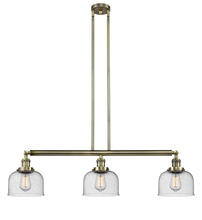 Innovations Lighting 213-AB-G74 - Bell - 3 Light - 41 inch - Antique Brass - Stem Hung - Island Light