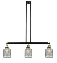Innovations Lighting 213-BAB-G262 - Stanton - 3 Light - 39 inch - Black Antique Brass - Stem Hung - Adjustable Island Light