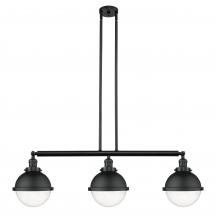 Innovations Lighting 213-BK-HFS-84-BK - Hampden - 3 Light - 42 inch - Matte Black - Stem Hung - Adjustable Island Light