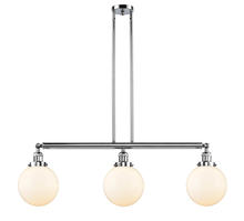 Innovations Lighting 213-PC-G201-8 - Beacon - 3 Light - 41 inch - Polished Chrome - Stem Hung - Island Light