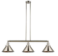 Innovations Lighting 213-PN-M10-PN - Briarcliff - 3 Light - 43 inch - Polished Nickel - Stem Hung - Adjustable Island Light