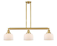 Innovations Lighting 213-SG-G71 - Bell - 3 Light - 41 inch - Satin Gold - Stem Hung - Island Light