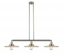 Innovations Lighting 213-SN-MFR-SN-12 - Appalachian - 3 Light - 45 inch - Brushed Satin Nickel - Stem Hung - Adjustable Island Light