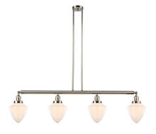 Innovations Lighting 214-PN-G661-7 - Bullet - 4 Light - 50 inch - Polished Nickel - Stem Hung - Island Light