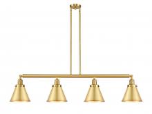 Innovations Lighting 214-SG-M13-SG - Appalachian - 4 Light - 52 inch - Satin Gold - Stem Hung - Adjustable Island Light