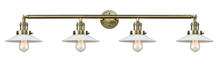 Innovations Lighting 215-AB-G1 - Halophane - 4 Light - 45 inch - Antique Brass - Adjustable Bath Vanity Light