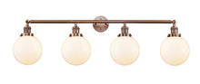 Innovations Lighting 215-AC-G201-8 - Beacon - 4 Light - 44 inch - Antique Copper - Bath Vanity Light