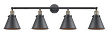 Innovations Lighting 215-BAB-M13-BK - Appalachian - 4 Light - 44 inch - Black Antique Brass - Adjustable Bath Vanity Light