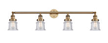 Innovations Lighting 215-BB-G184S - Canton - 4 Light - 42 inch - Brushed Brass - Bath Vanity Light