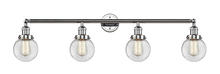 Innovations Lighting 215-PC-G202-6 - Beacon - 4 Light - 42 inch - Polished Chrome - Bath Vanity Light