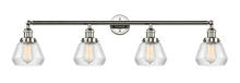 Innovations Lighting 215-PN-G172 - Fulton - 4 Light - 43 inch - Polished Nickel - Bath Vanity Light