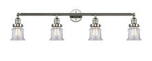 Innovations Lighting 215-PN-G182S - Canton - 4 Light - 42 inch - Polished Nickel - Bath Vanity Light