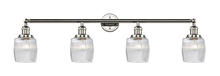 Innovations Lighting 215-PN-G302 - Colton - 4 Light - 42 inch - Polished Nickel - Adjustable Bath Vanity Light