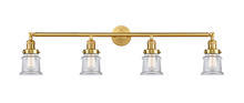 Innovations Lighting 215-SG-G182S - Canton - 4 Light - 42 inch - Satin Gold - Bath Vanity Light