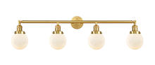 Innovations Lighting 215-SG-G201-6 - Beacon - 4 Light - 42 inch - Satin Gold - Bath Vanity Light