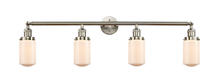 Innovations Lighting 215-SN-G311 - Dover - 4 Light - 43 inch - Brushed Satin Nickel - Bath Vanity Light