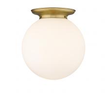 Innovations Lighting 221-1F-BB-G201-16 - Beacon - 1 Light - 16 inch - Brushed Brass - Flush Mount