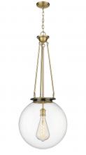 Innovations Lighting 221-1P-BB-G202-18 - Beacon - 1 Light - 18 inch - Brushed Brass - Chain Hung - Pendant