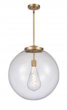 Innovations Lighting 221-1S-BB-G202-18 - Beacon - 1 Light - 18 inch - Brushed Brass - Stem Hung - Pendant