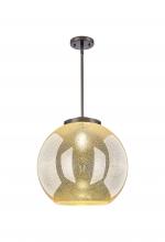 Innovations Lighting 221-1S-OB-G128-18 - Athens - 1 Light - 18 inch - Oil Rubbed Bronze - Stem Hung - Pendant