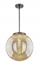 Innovations Lighting 221-1S-OB-G208-14 - Beacon - 1 Light - 16 inch - Oil Rubbed Bronze - Stem Hung - Pendant