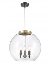 Innovations Lighting 221-3S-BAB-G122-16 - Athens - 3 Light - 16 inch - Black Antique Brass - Stem hung - Pendant