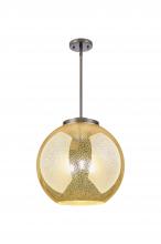 Innovations Lighting 221-3S-OB-G128-16 - Athens - 3 Light - 16 inch - Oil Rubbed Bronze - Stem hung - Pendant