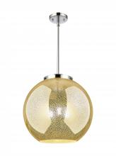 Innovations Lighting 221-3S-PC-G128-16 - Athens - 3 Light - 16 inch - Polished Chrome - Stem hung - Pendant