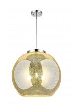 Innovations Lighting 221-3S-PC-G128-18 - Athens - 3 Light - 18 inch - Polished Chrome - Stem hung - Pendant