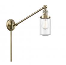 Innovations Lighting 237-AB-G314 - Dover - 1 Light - 5 inch - Antique Brass - Swing Arm