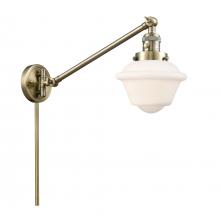 Innovations Lighting 237-AB-G531 - Oxford - 1 Light - 8 inch - Antique Brass -Adjustable Swing Arm