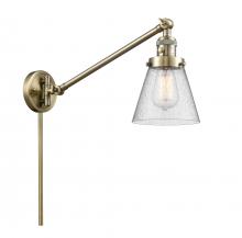 Innovations Lighting 237-AB-G64 - Cone - 1 Light - 8 inch - Antique Brass -Adjustable Swing Arm