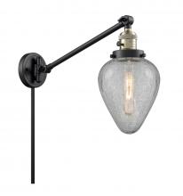 Innovations Lighting 237-BAB-G165 - Geneseo - 1 Light - 8 inch - Black Antique Brass -Adjustable Swing Arm