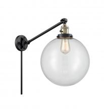 Innovations Lighting 237-BAB-G202-12 - Beacon - 1 Light - 12 inch - Black Antique Brass - Swing Arm