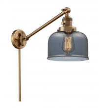 Innovations Lighting 237-BB-G73 - Bell - 1 Light - 8 inch - Brushed Brass -Adjustable Swing Arm