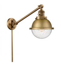 Innovations Lighting 237-BB-HFS-64-BB - Hampden - 1 Light - 7 inch - Brushed Brass - Swing Arm