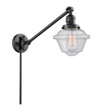 Innovations Lighting 237-BK-G534 - Oxford - 1 Light - 8 inch - Matte Black -Adjustable Swing Arm