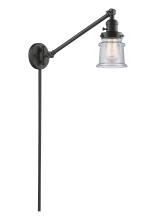 Innovations Lighting 237-OB-G184S-LED - Canton - 1 Light - 8 inch - Oil Rubbed Bronze -Adjustable Swing Arm
