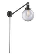 Innovations Lighting 237-OB-G202-8 - Beacon - 1 Light - 8 inch - Oil Rubbed Bronze -Adjustable Swing Arm